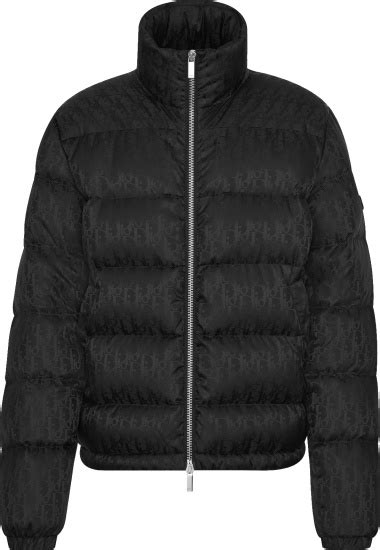 dior black puffer jacket|Dior long down coat.